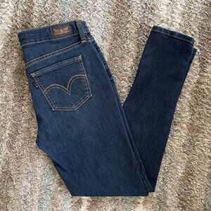 Levi’s 535 Legging Jeans Dark Blue Wash Sz 11 M